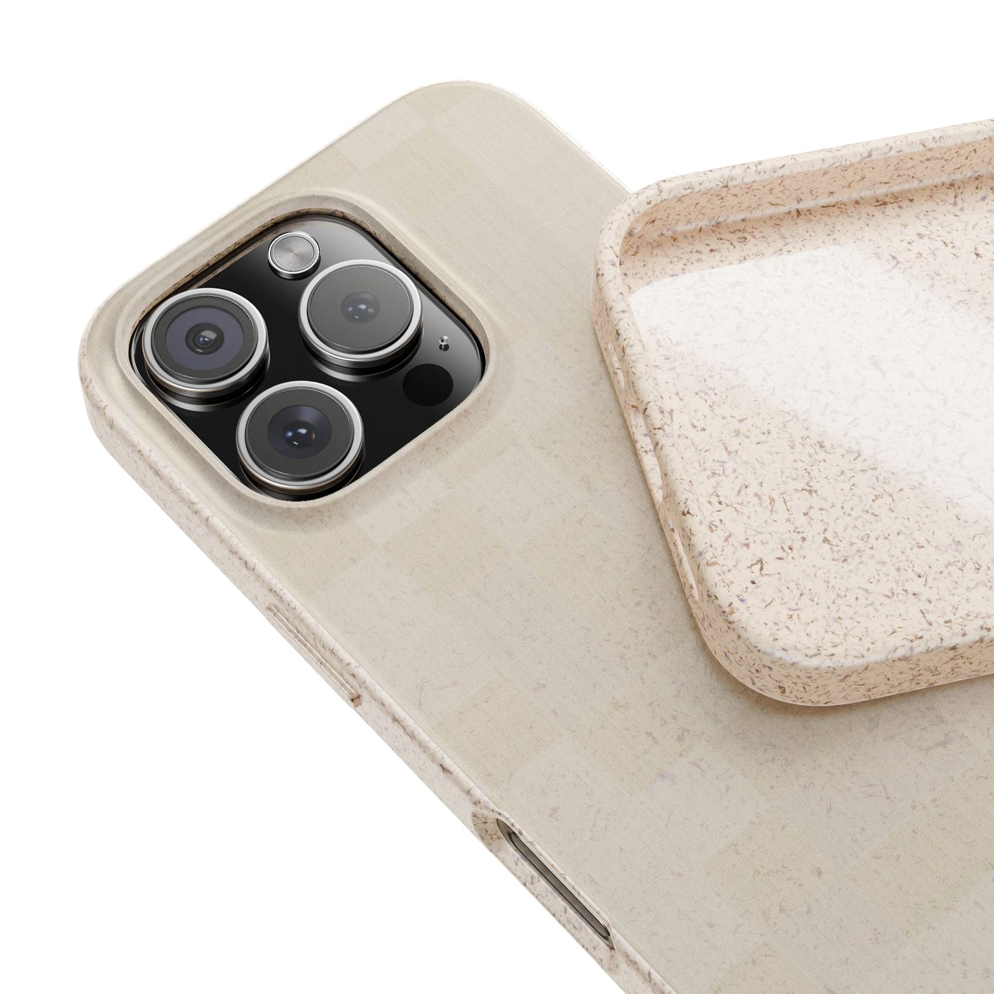 Zellige Phone Case - bone - Eco-Friendly, Biodegradable