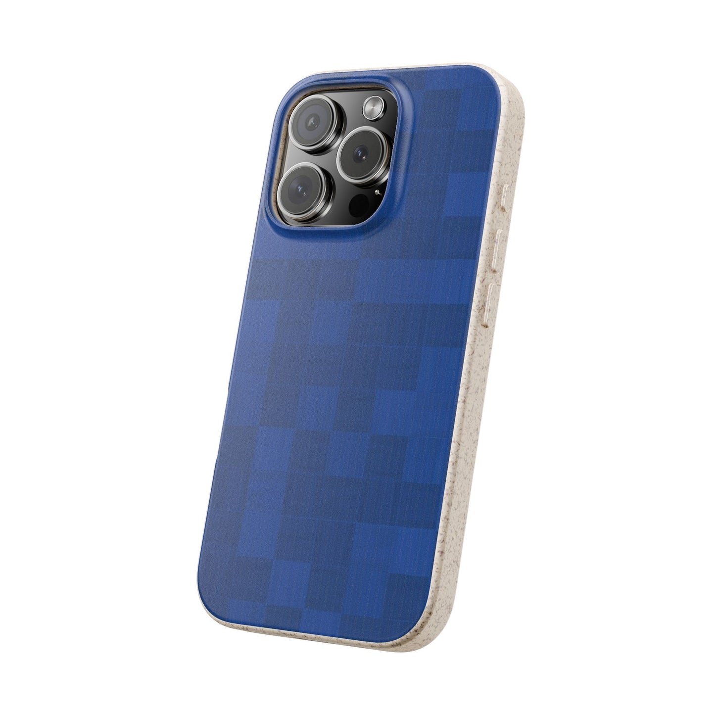 Zellige Phone Case - cobalt blue - Eco-Friendly, Biodegradable