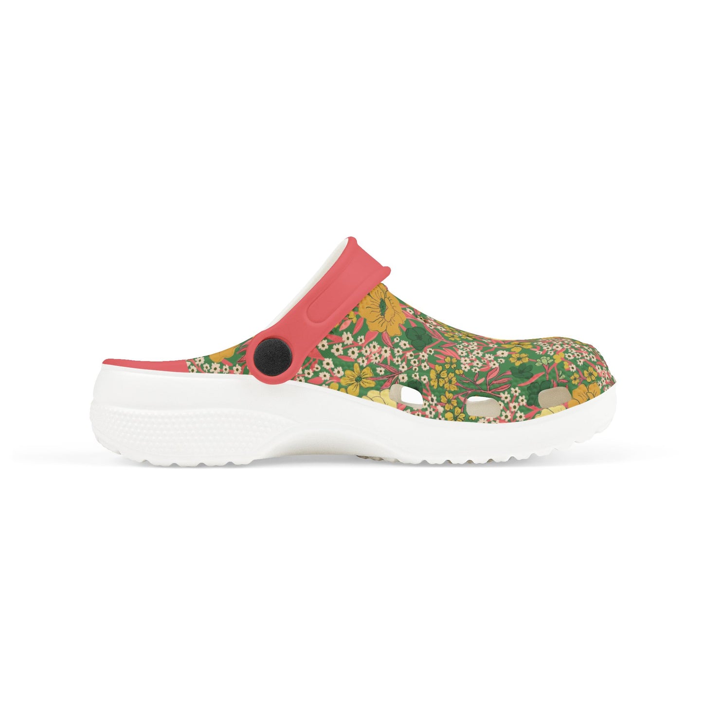 Wildflower Meadow Kid's EVA Foam Clogs, green