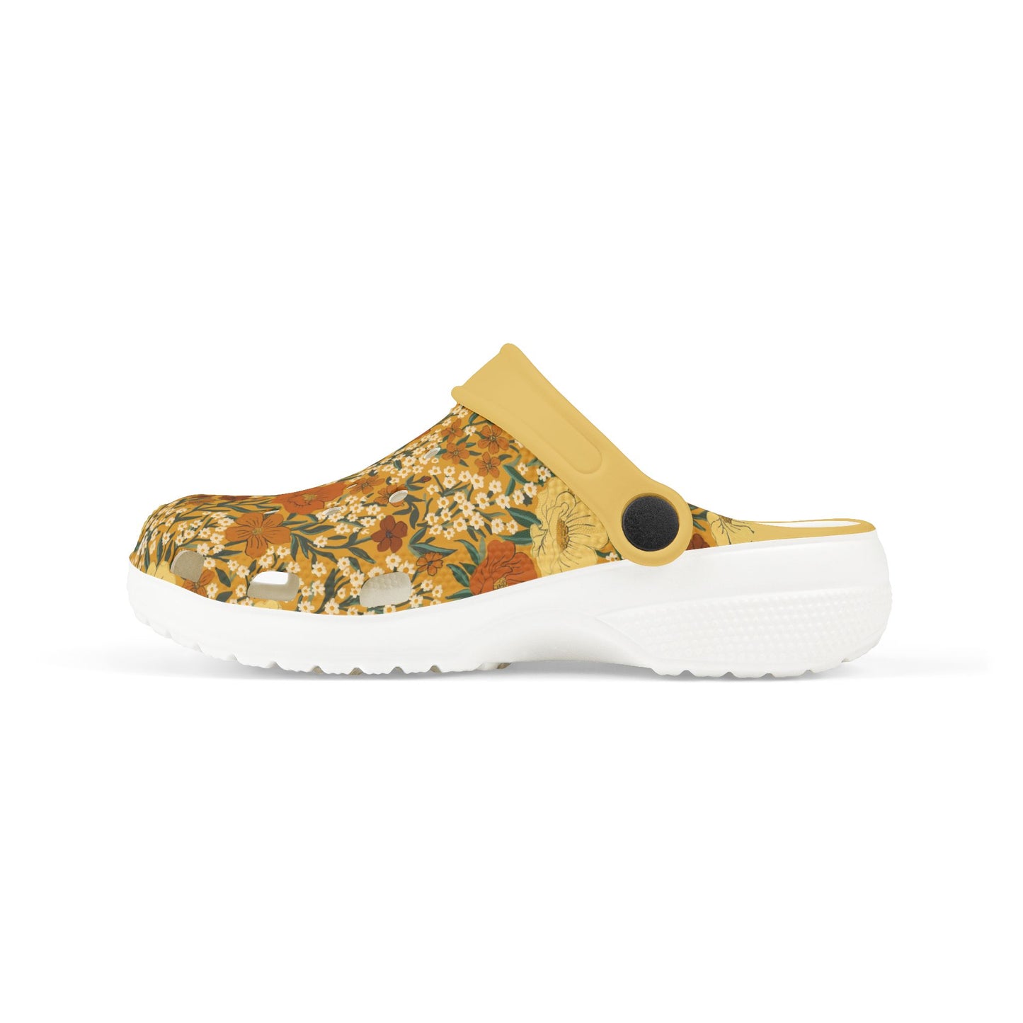 Wildflower Meadow Kid's EVA Foam Clogs, yellow