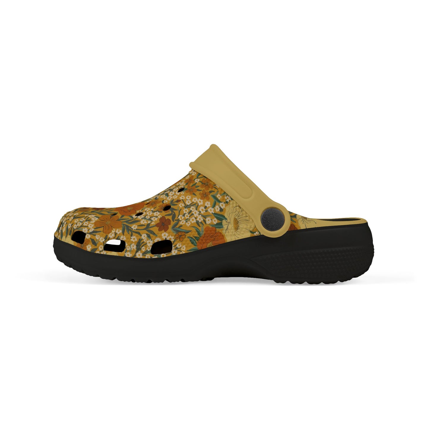 Wildflower Meadow Kid's EVA Foam Clogs, yellow