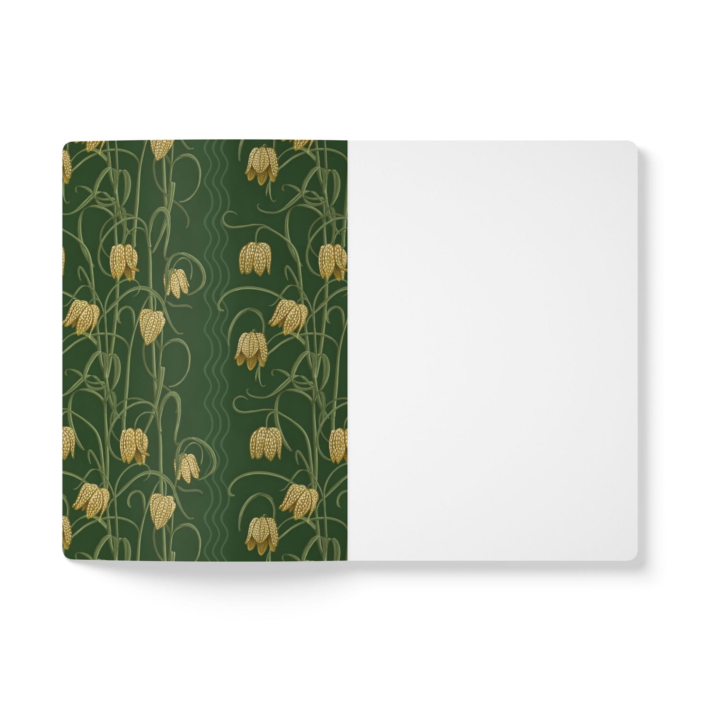 Campanas Softcover Personalized Journal, tan & ocher (add your name)