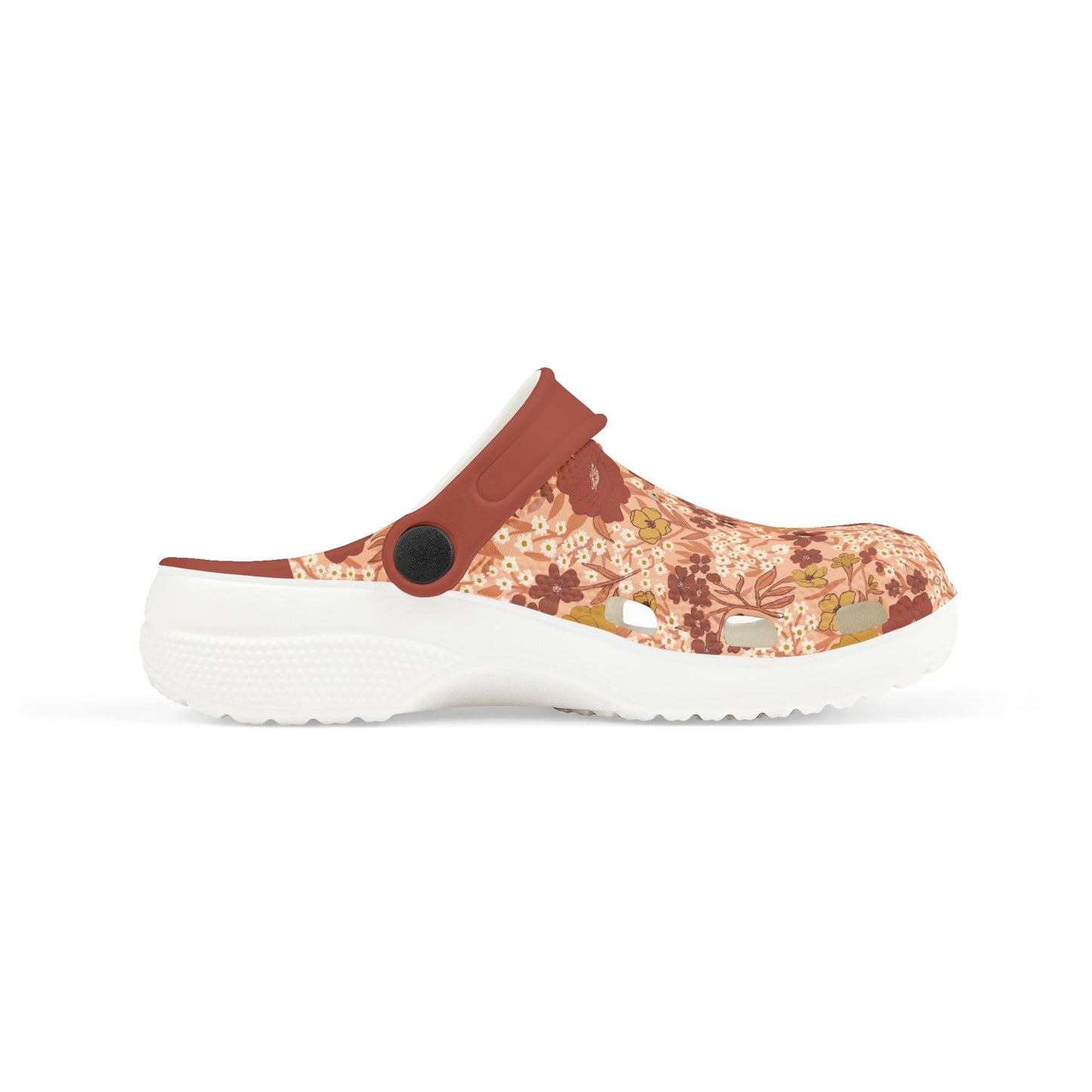 Wildflower Meadow Kid's EVA Foam Clogs, peach