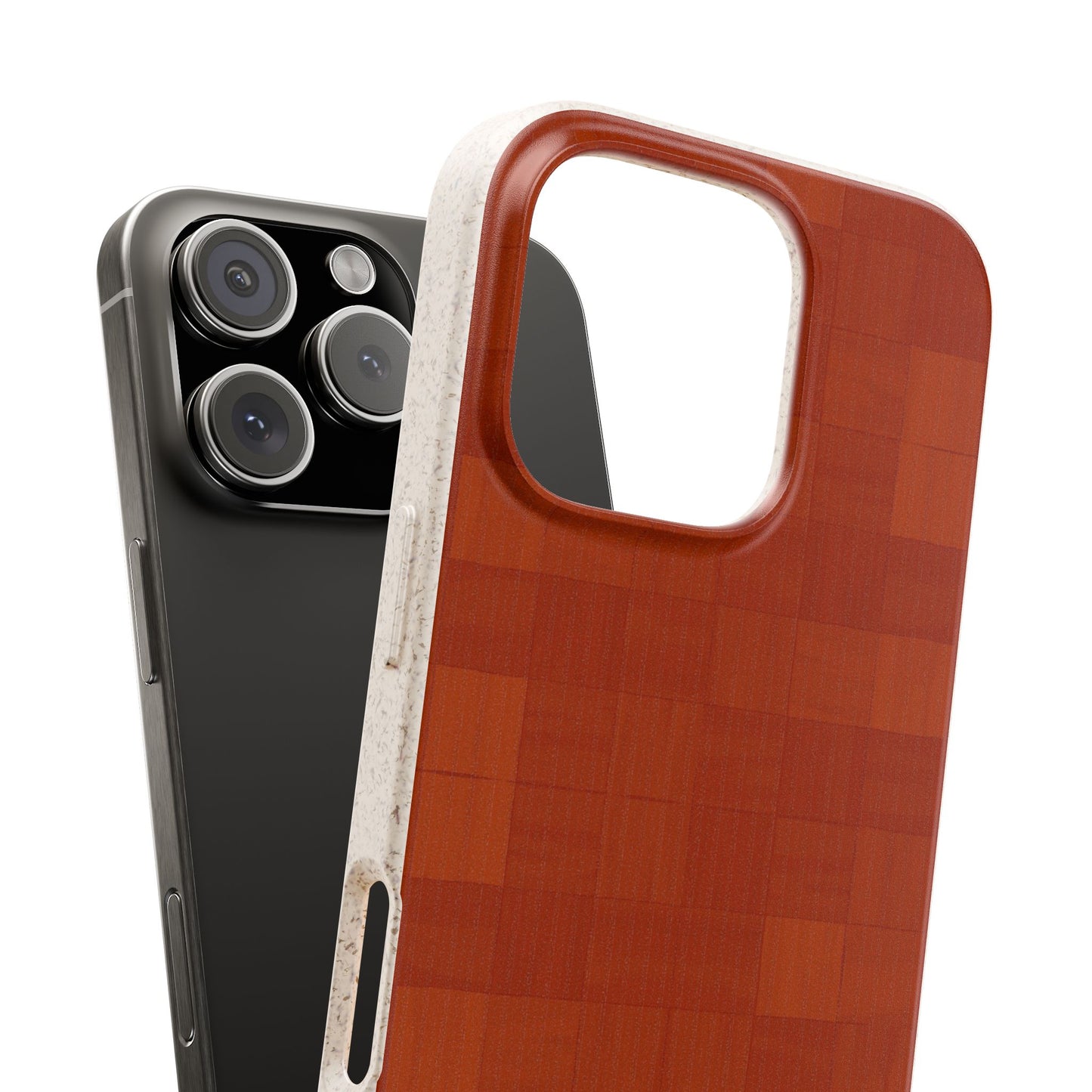 Zellige Phone Case - rust - Eco-Friendly, Biodegradable