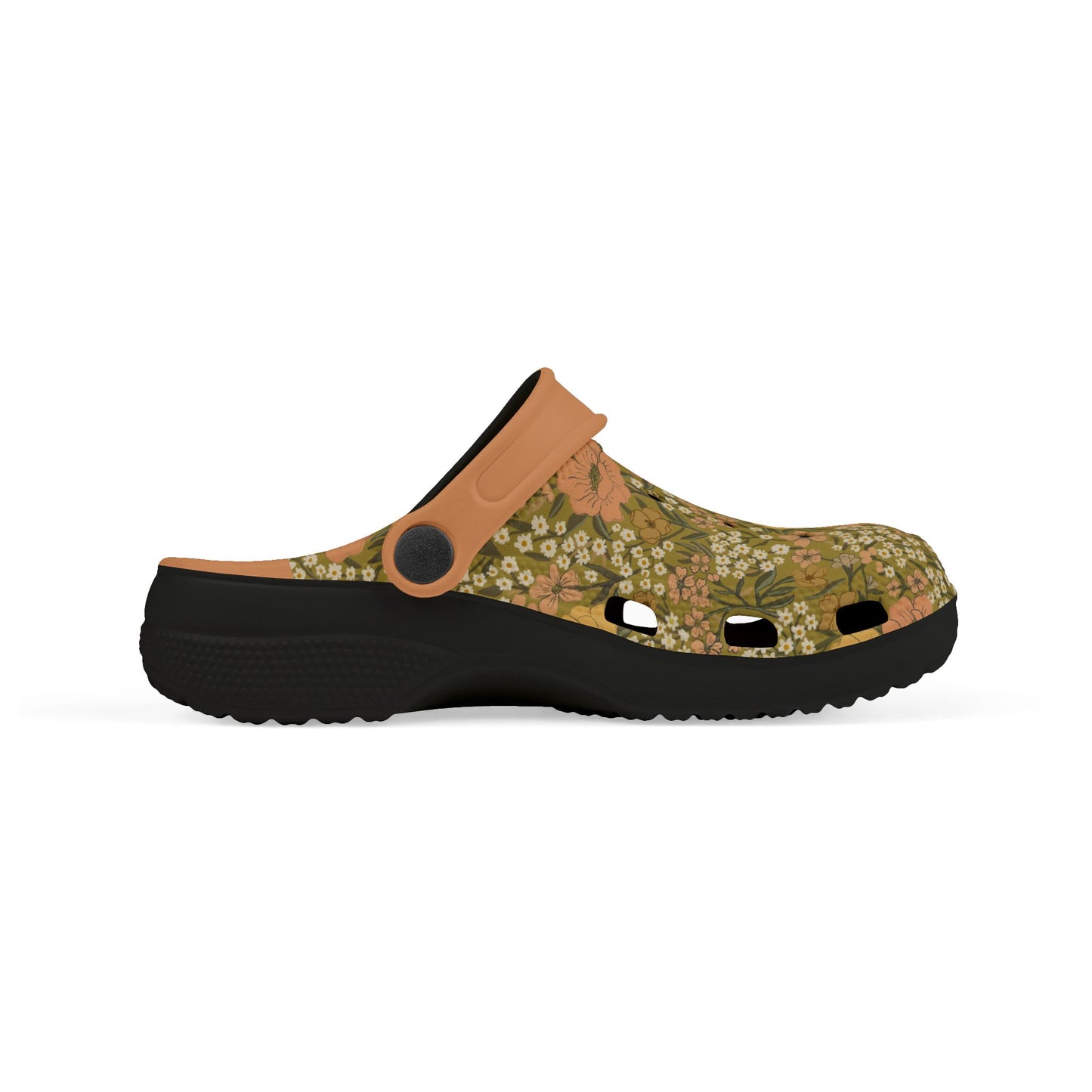 Wildflower Meadow Kid's EVA Foam Clogs, chartreuse