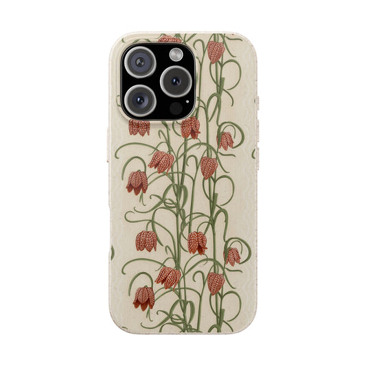 Campanas Phone Case - neutral and burnt orange - Eco-Friendly, Biodegradable