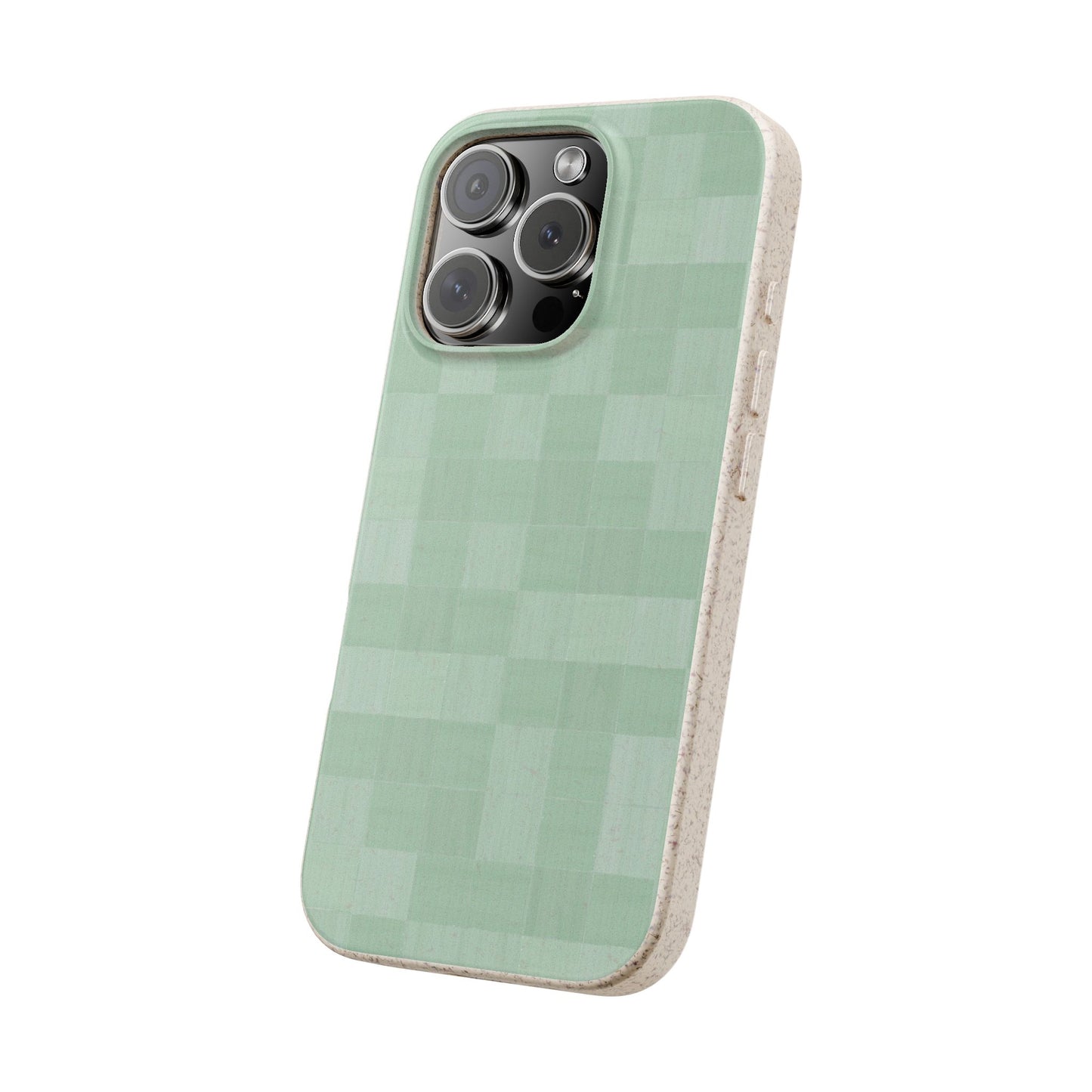 Zellige Phone Case - mint - Eco-Friendly, Biodegradable