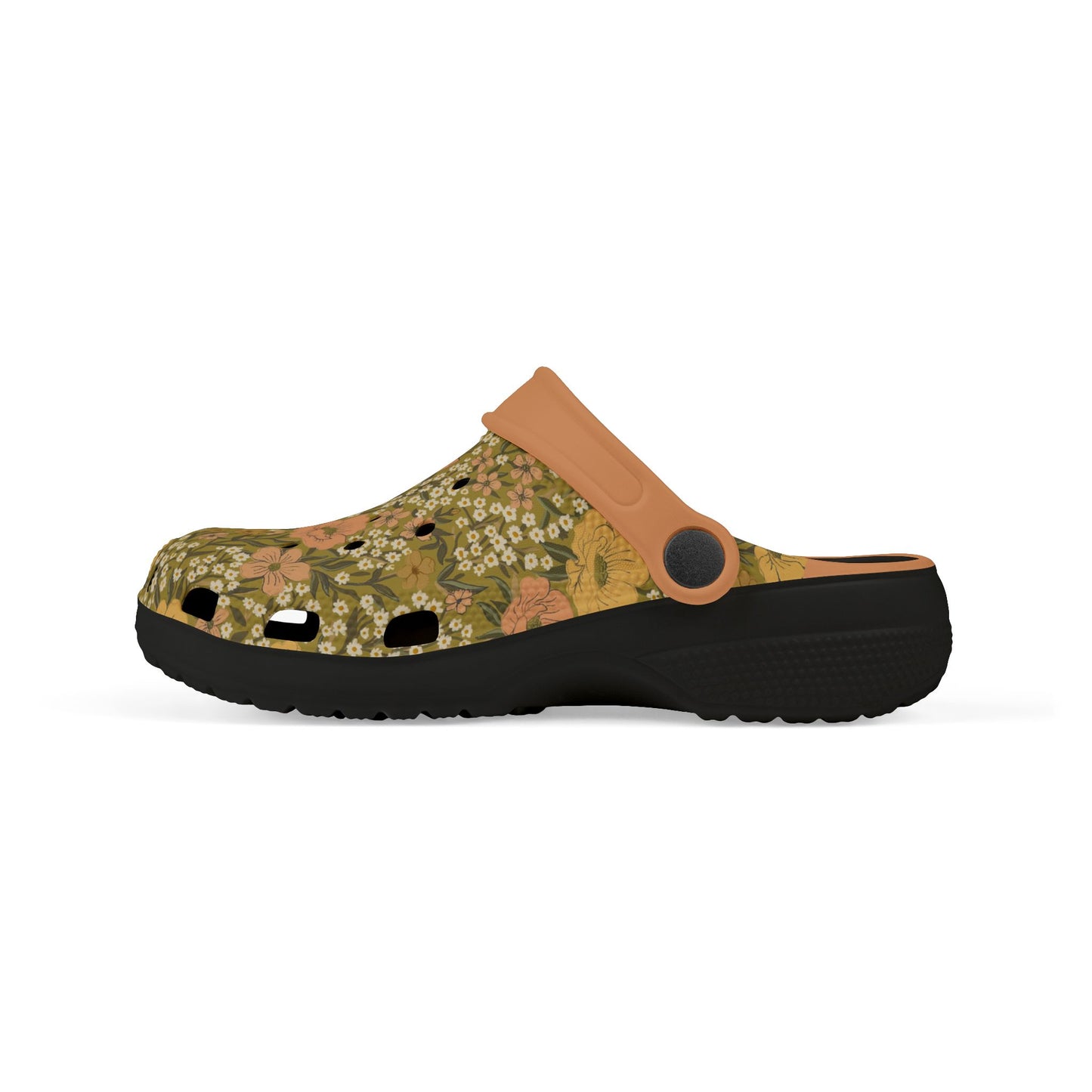 Wildflower Meadow Kid's EVA Foam Clogs, chartreuse