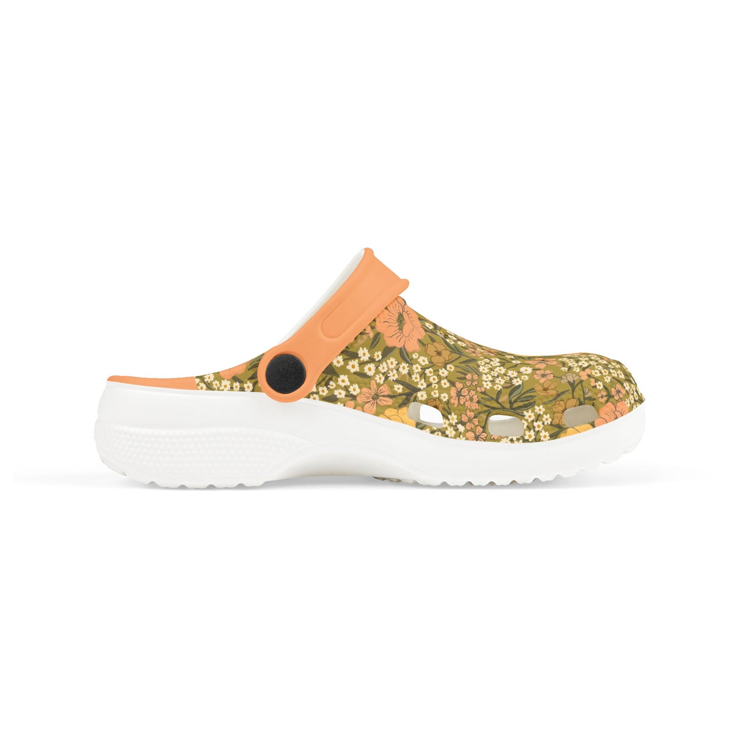 Wildflower Meadow Kid's EVA Foam Clogs, chartreuse