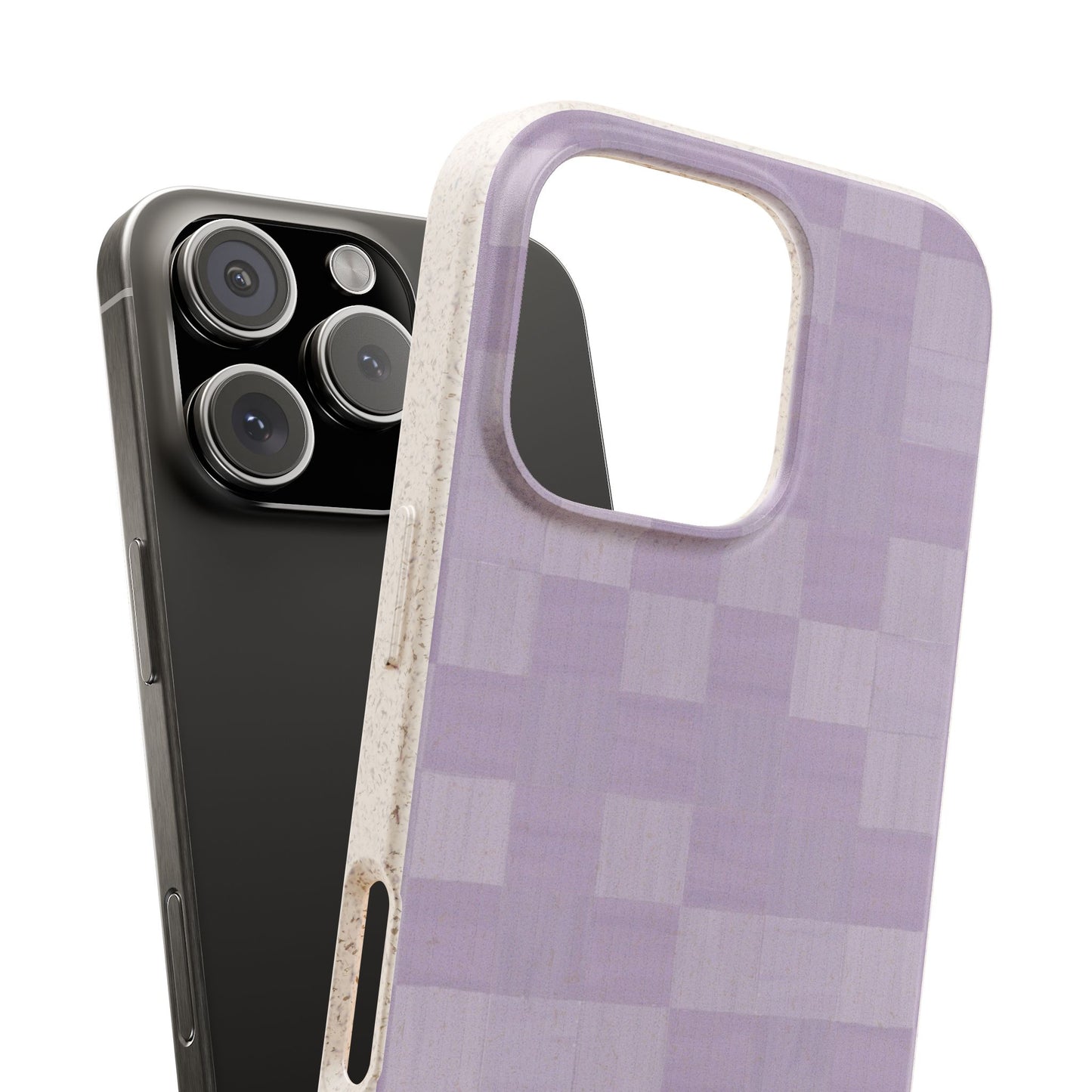Zellige Phone Case - lavender - Eco-Friendly, Biodegradable