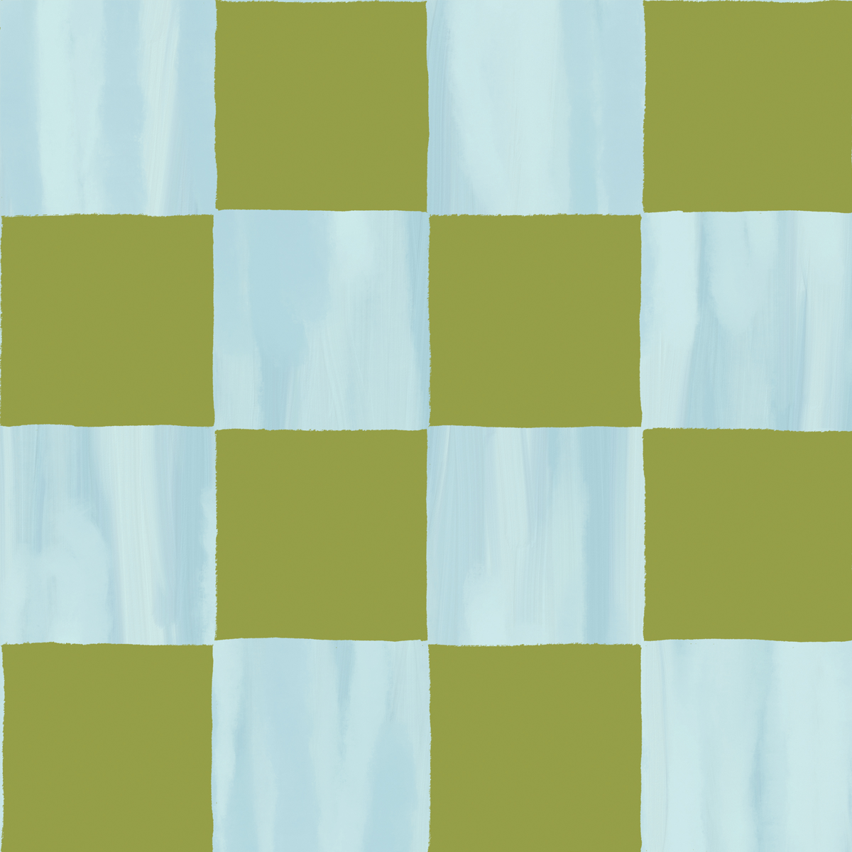 Checkers Wallpaper, blue and green