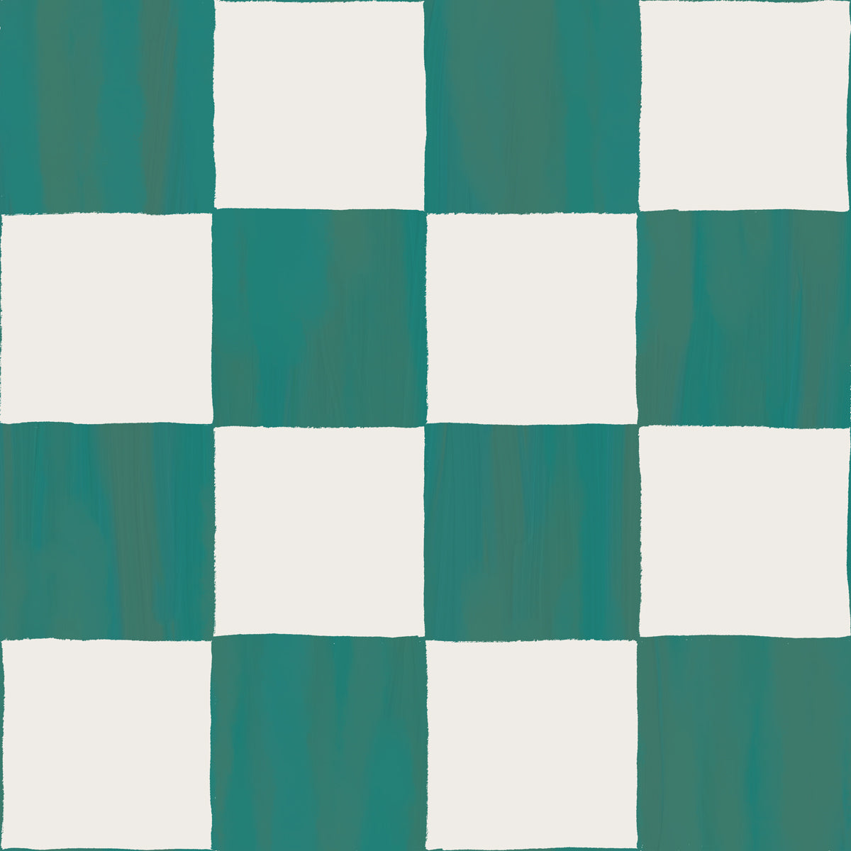 Checkers Wallpaper, teal