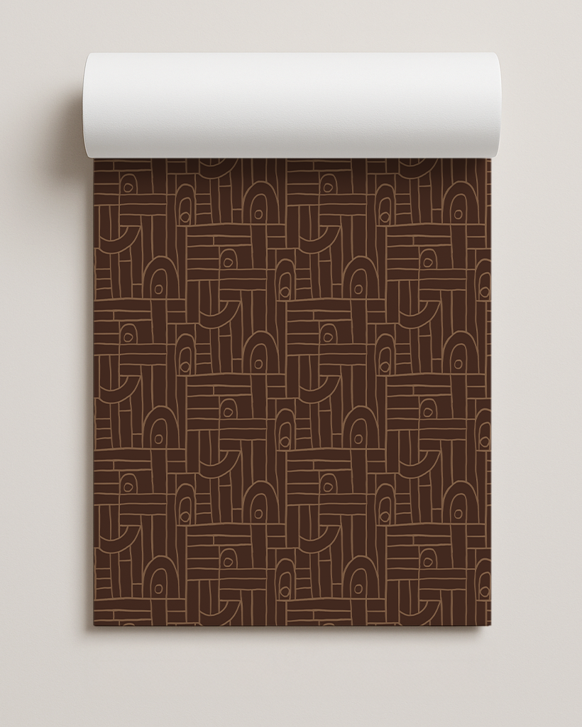 Deco Tile Contact Paper, coco