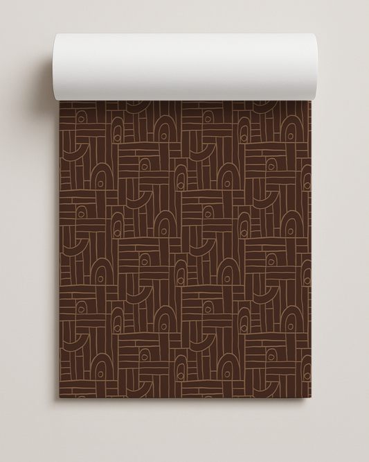 Deco Tile Contact Paper, coco