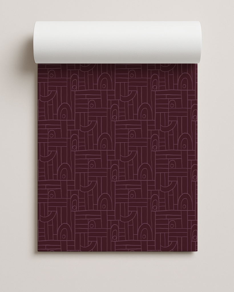 Deco Tile Contact Paper, fig jam