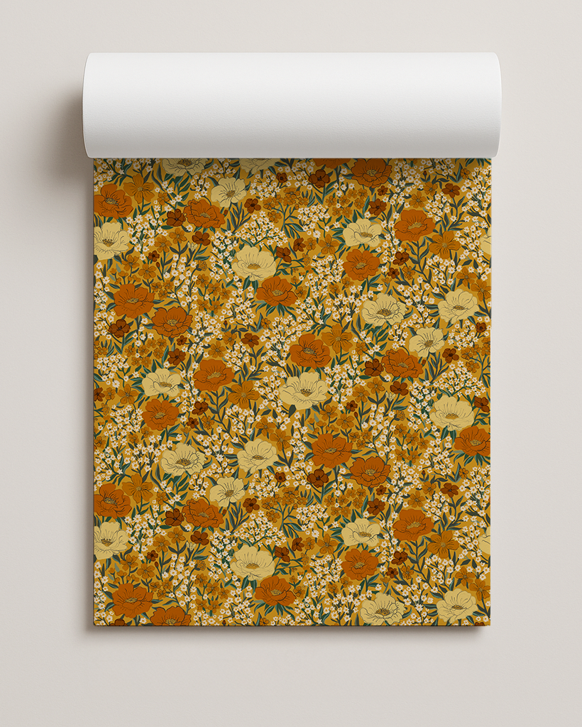 Wildflower Meadow Contact Paper, yellow