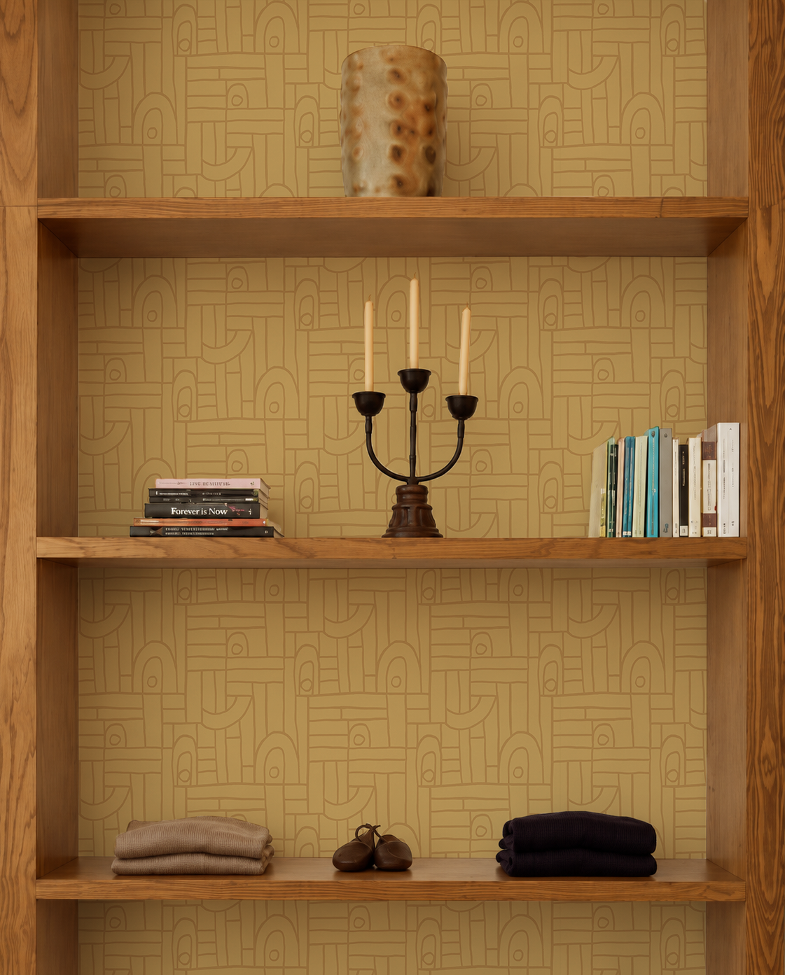 Deco Tile Contact Paper, butter yellow