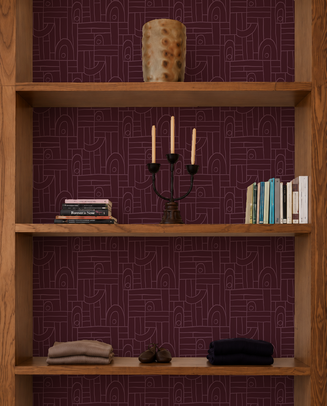 Deco Tile Contact Paper, fig jam
