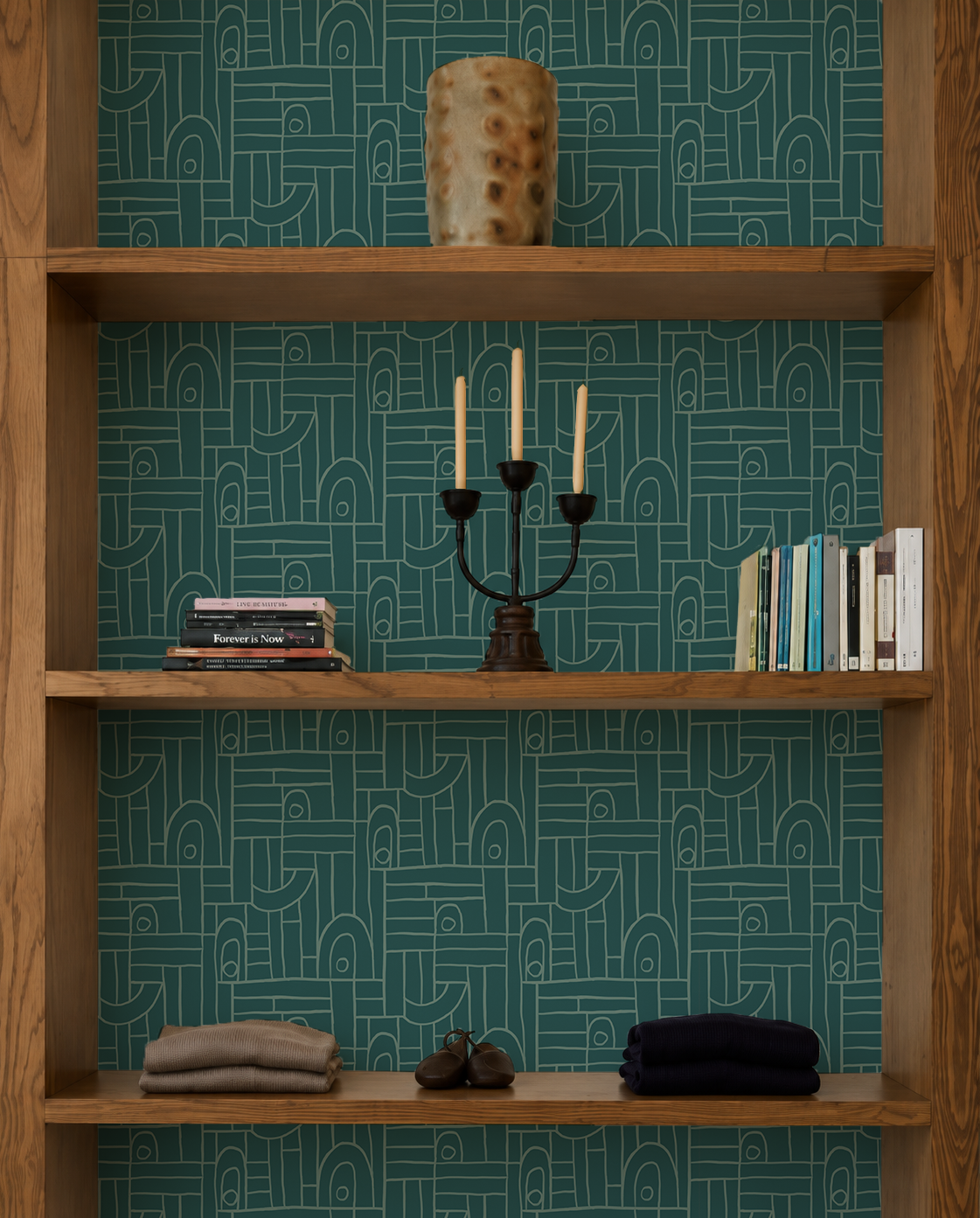 Deco Tile Contact Paper, teal