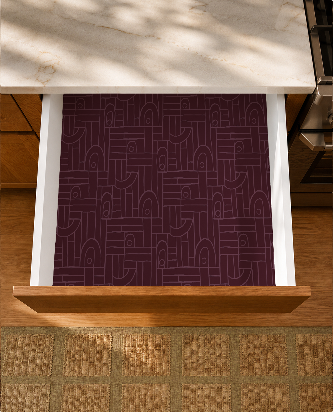 Deco Tile Contact Paper, fig jam