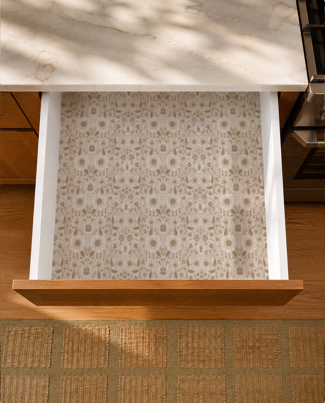 Meadow Bloom Contact Paper, neutral