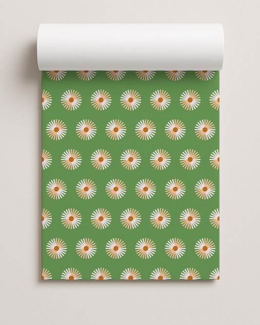 Daisy Gingham Contact Paper, green