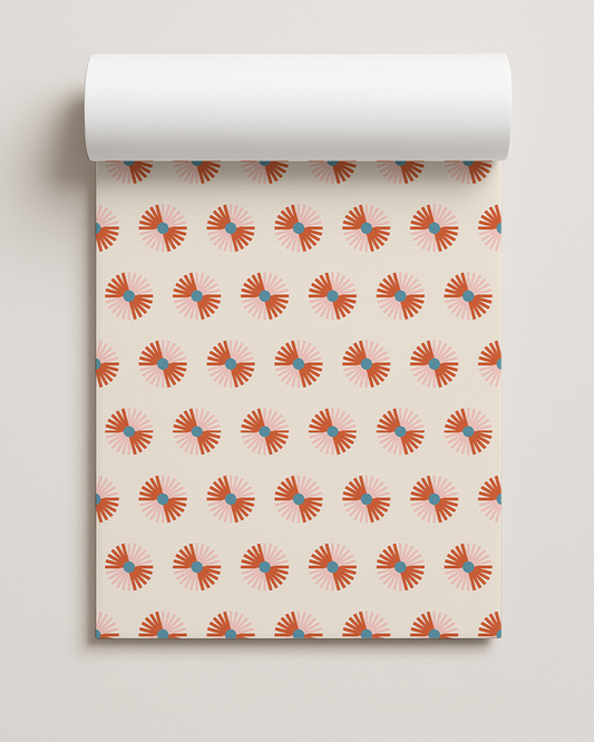 Daisy Gingham Contact Paper, off-white
