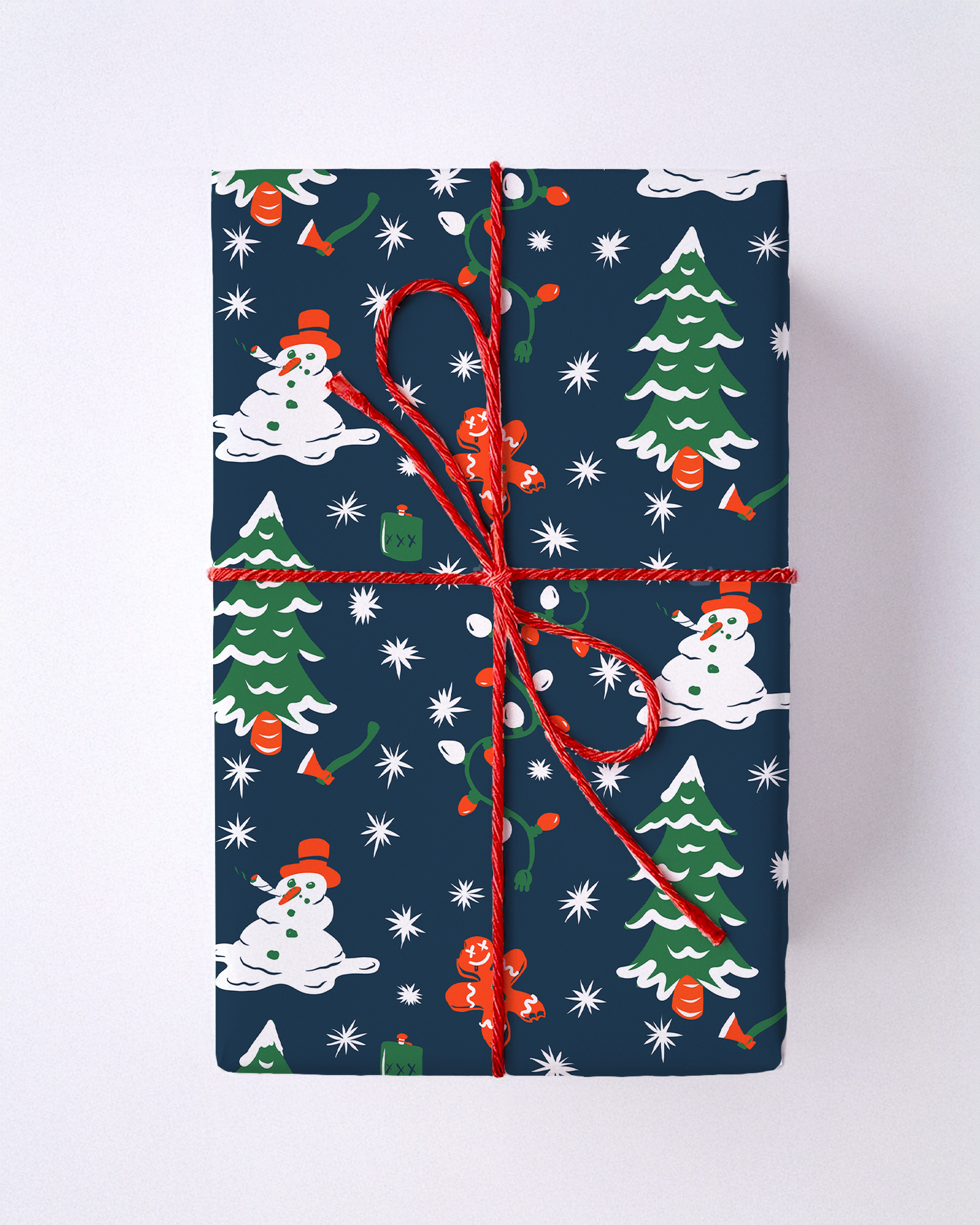 Holidaze Wrapping Paper, Large Roll, navy