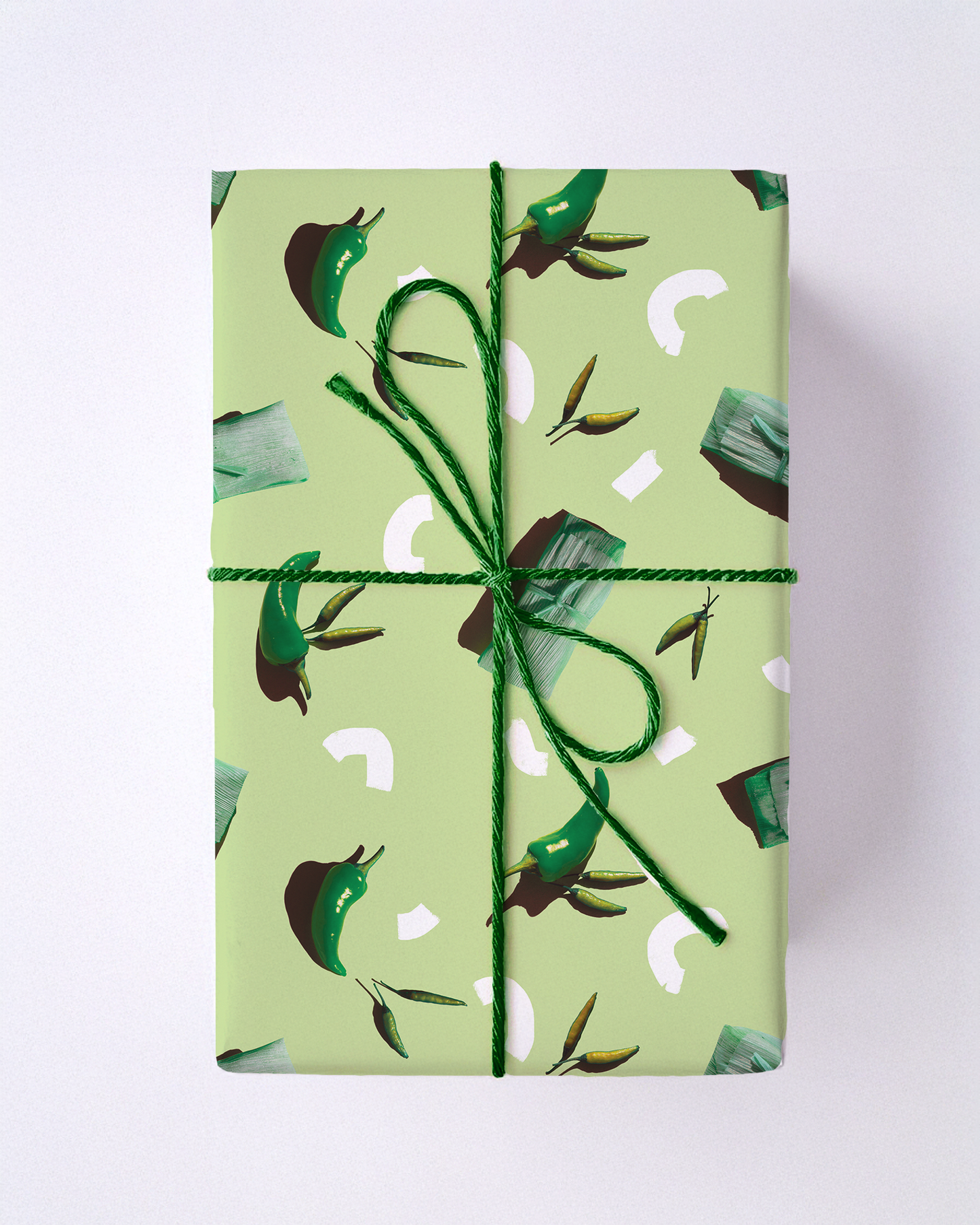 Tamale Party Wrapping Paper, Large Roll, green