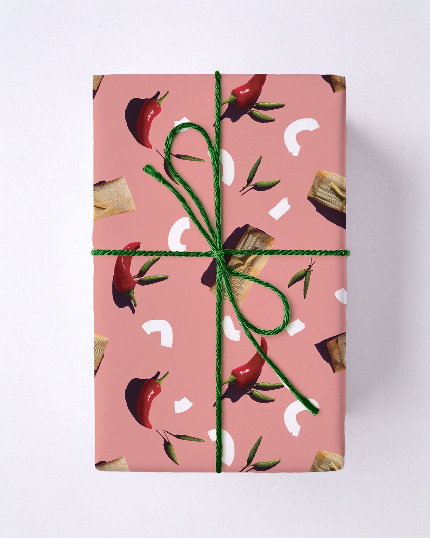 Tamale Party Wrapping Paper, Large Roll, pink