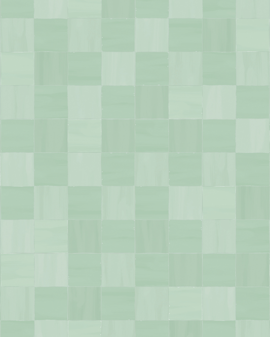 Zellige Contact Paper, mint