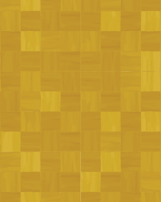 Zellige Contact Paper, mustard yellow