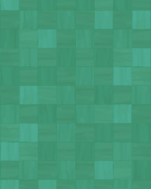 Zellige Contact Paper, teal