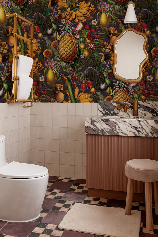 Juicy Fruit Wallpaper, plum