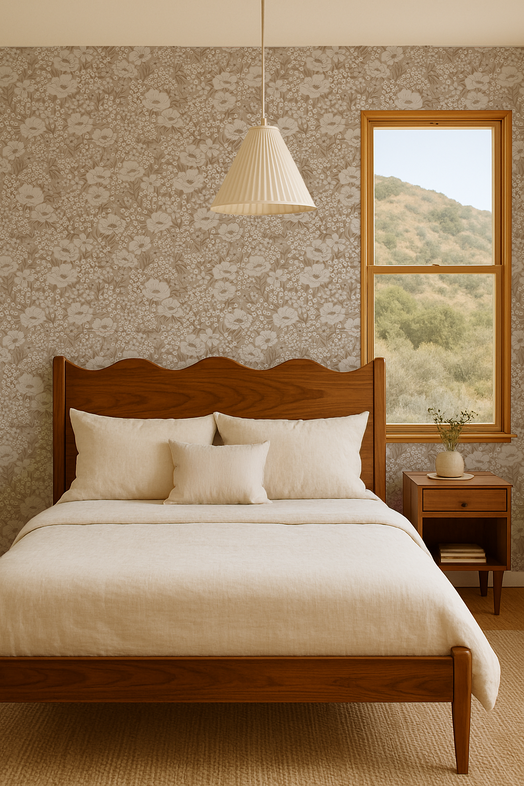 Wildflower Meadow Wallpaper, neutral