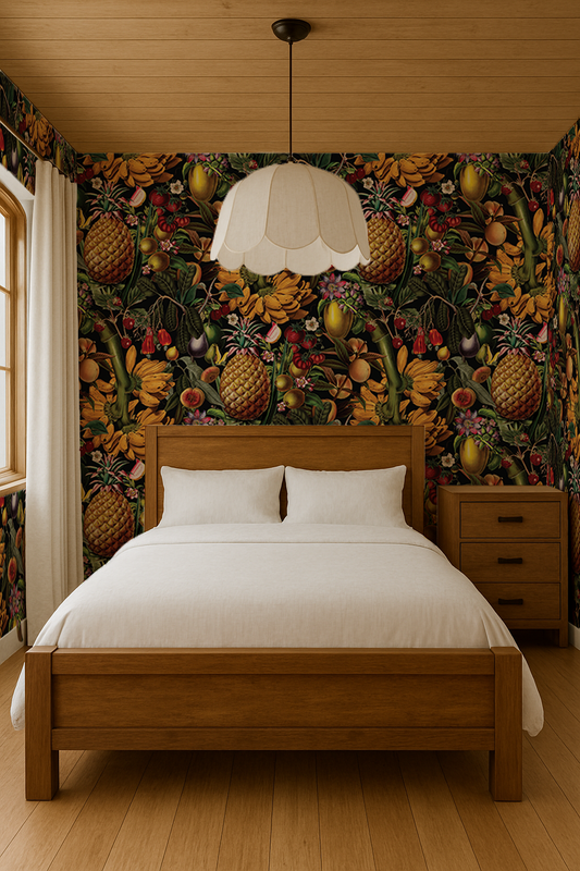 Juicy Fruit Wallpaper, black