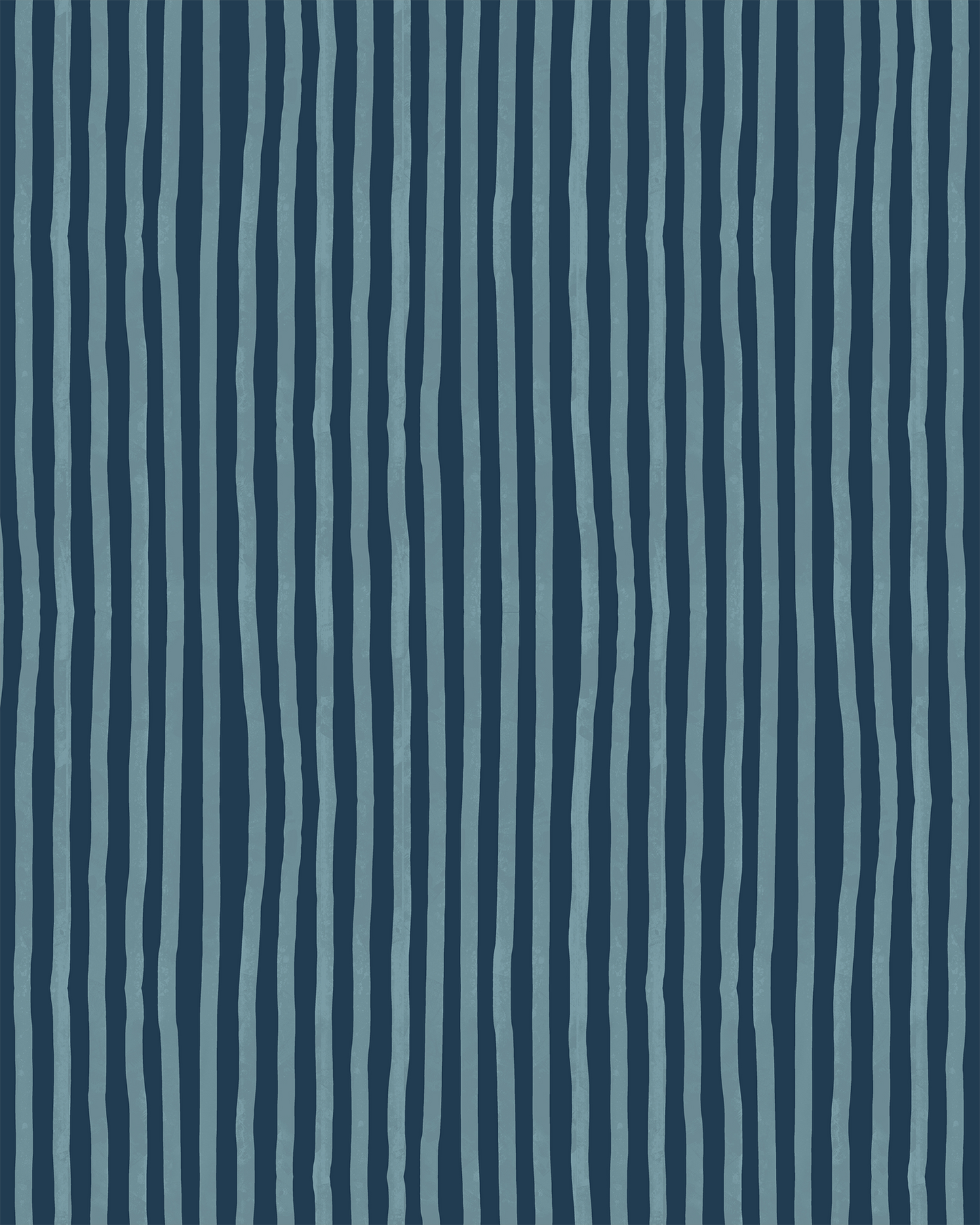 Dolce Stripe Wallpaper, navy and light blue