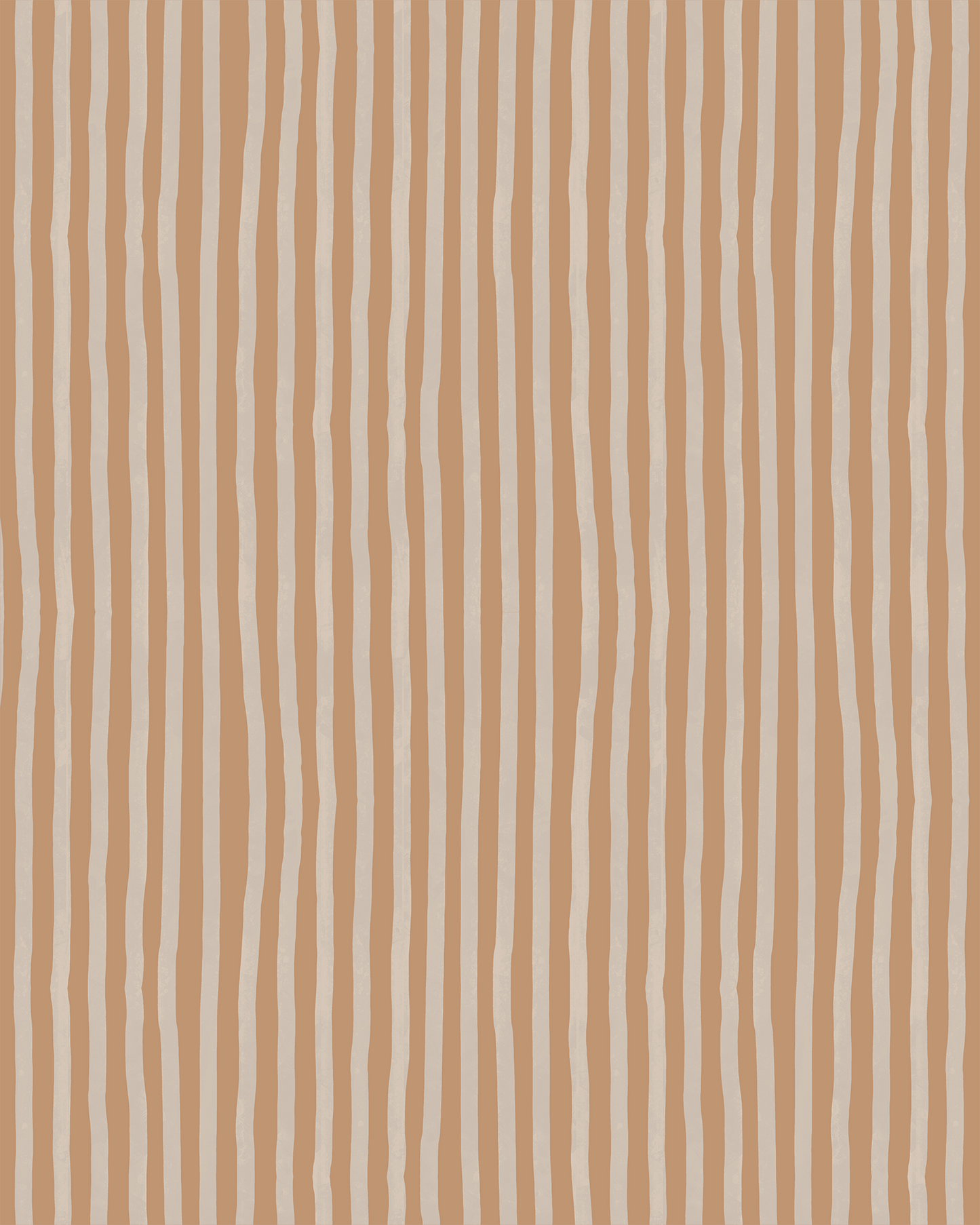 Dolce Stripe Wallpaper, apricot and off-white