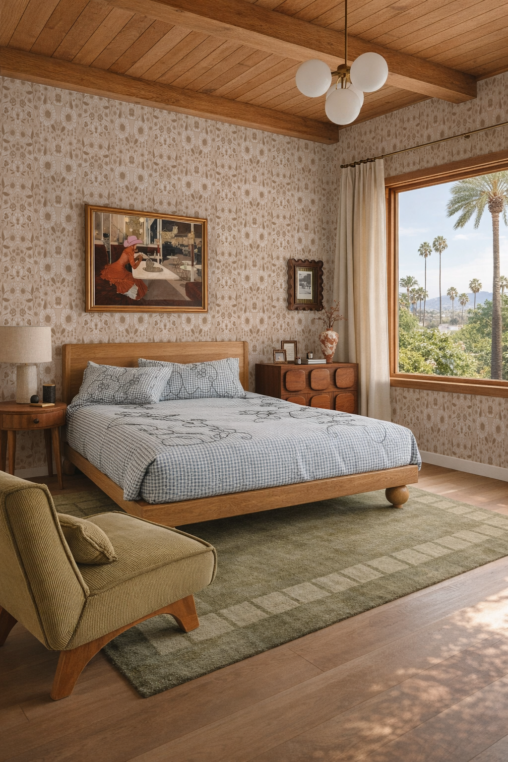 Meadow Bloom Wallpaper, neutral
