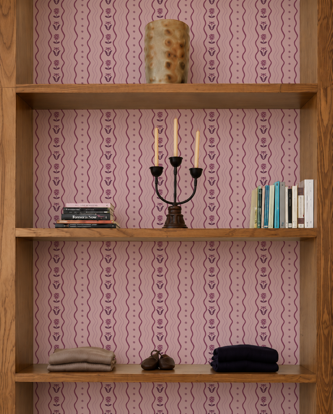 Posy Lane Contact Paper, lilac and plum