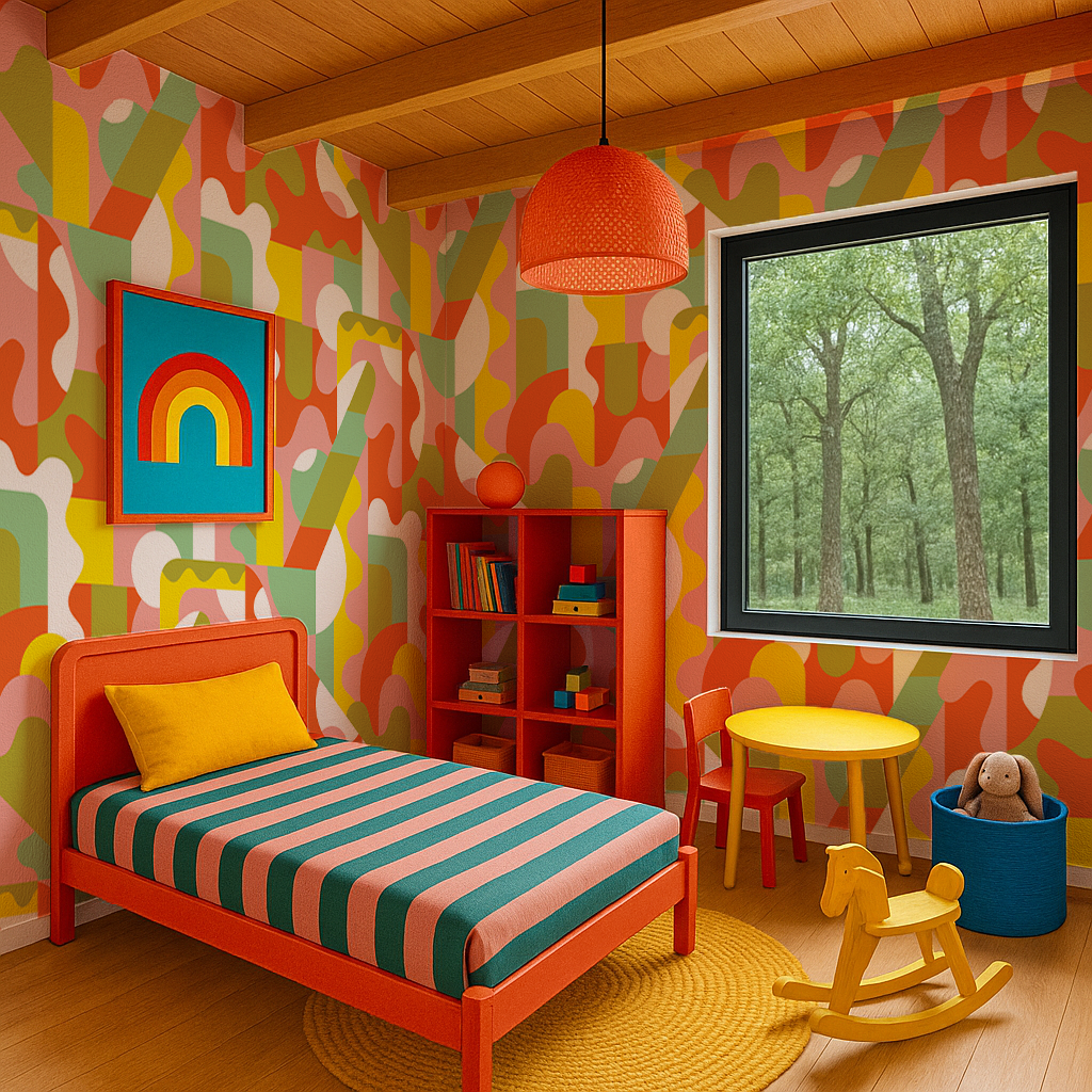 Fun House Wallpaper, Version Five