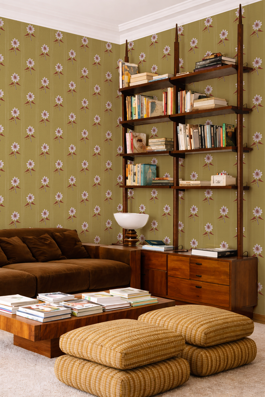 Lilikoi Lane Wallpaper, pistachio