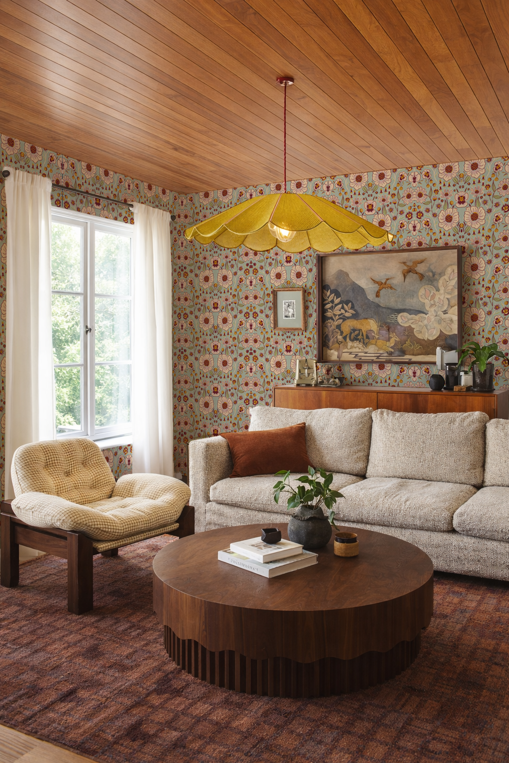 Meadow Bloom Wallpaper, mint