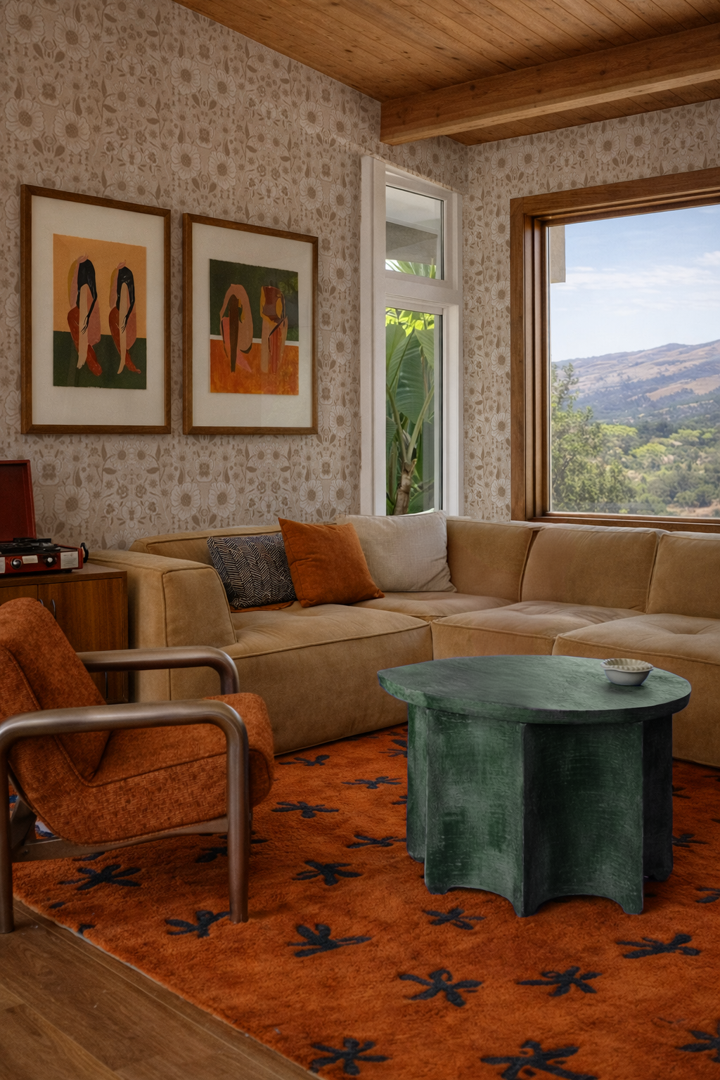 Meadow Bloom Wallpaper, neutral