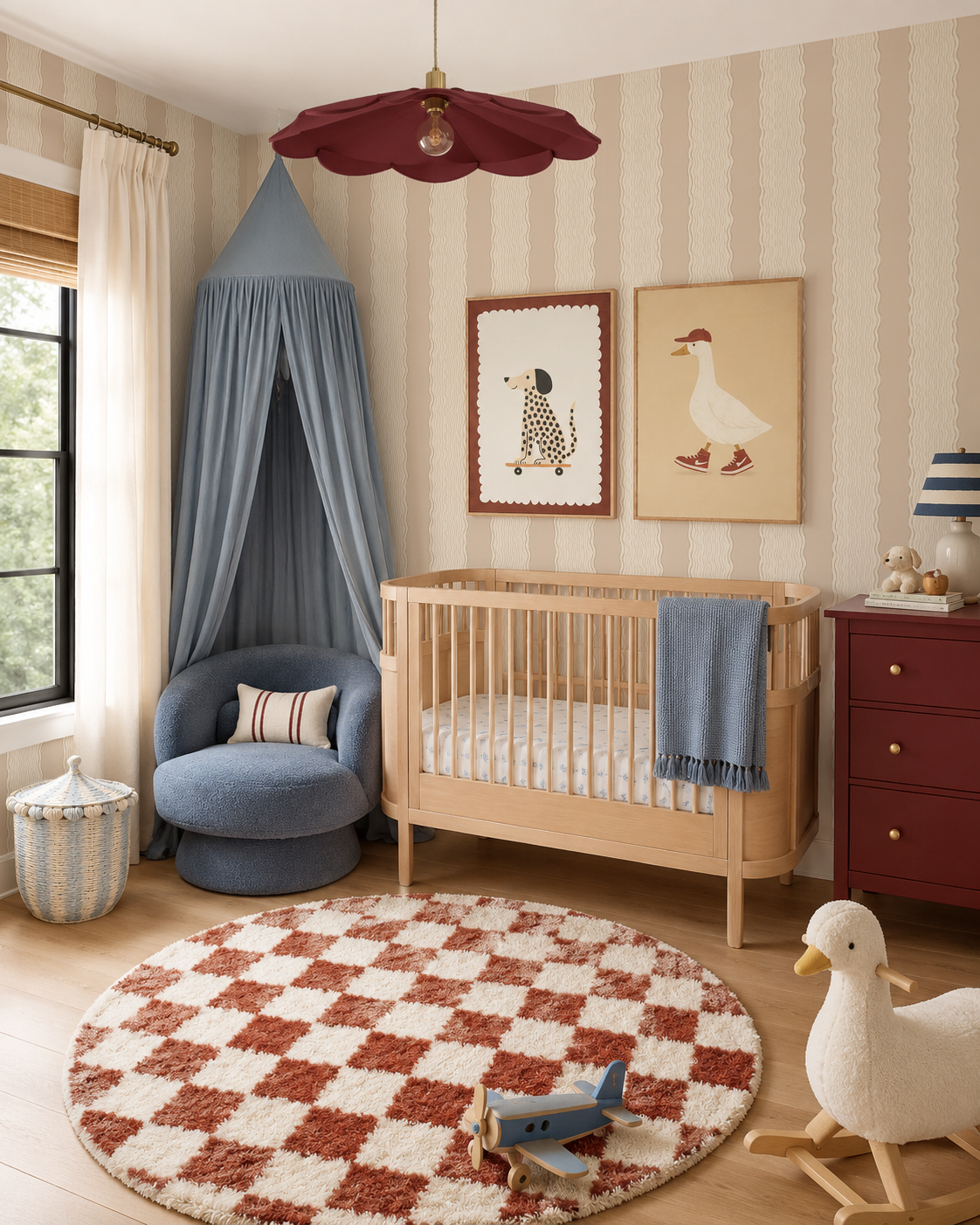 Rio Ripple Wallpaper, beige and neutral