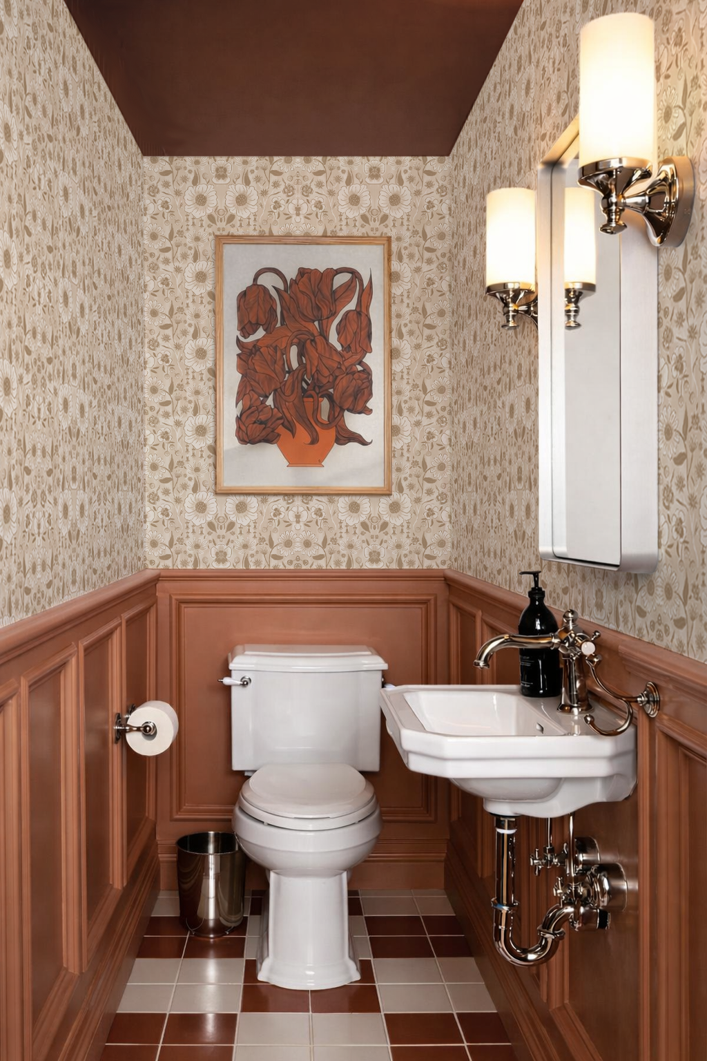 Meadow Bloom Wallpaper, neutral