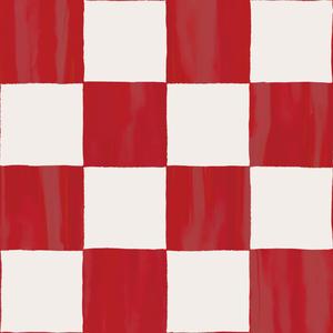 Checkers Wallpaper, red