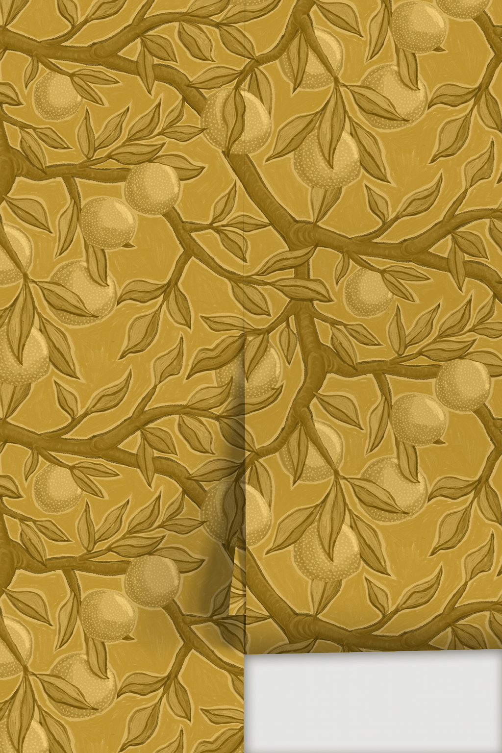 Valencia Grove Wallpaper, yellow