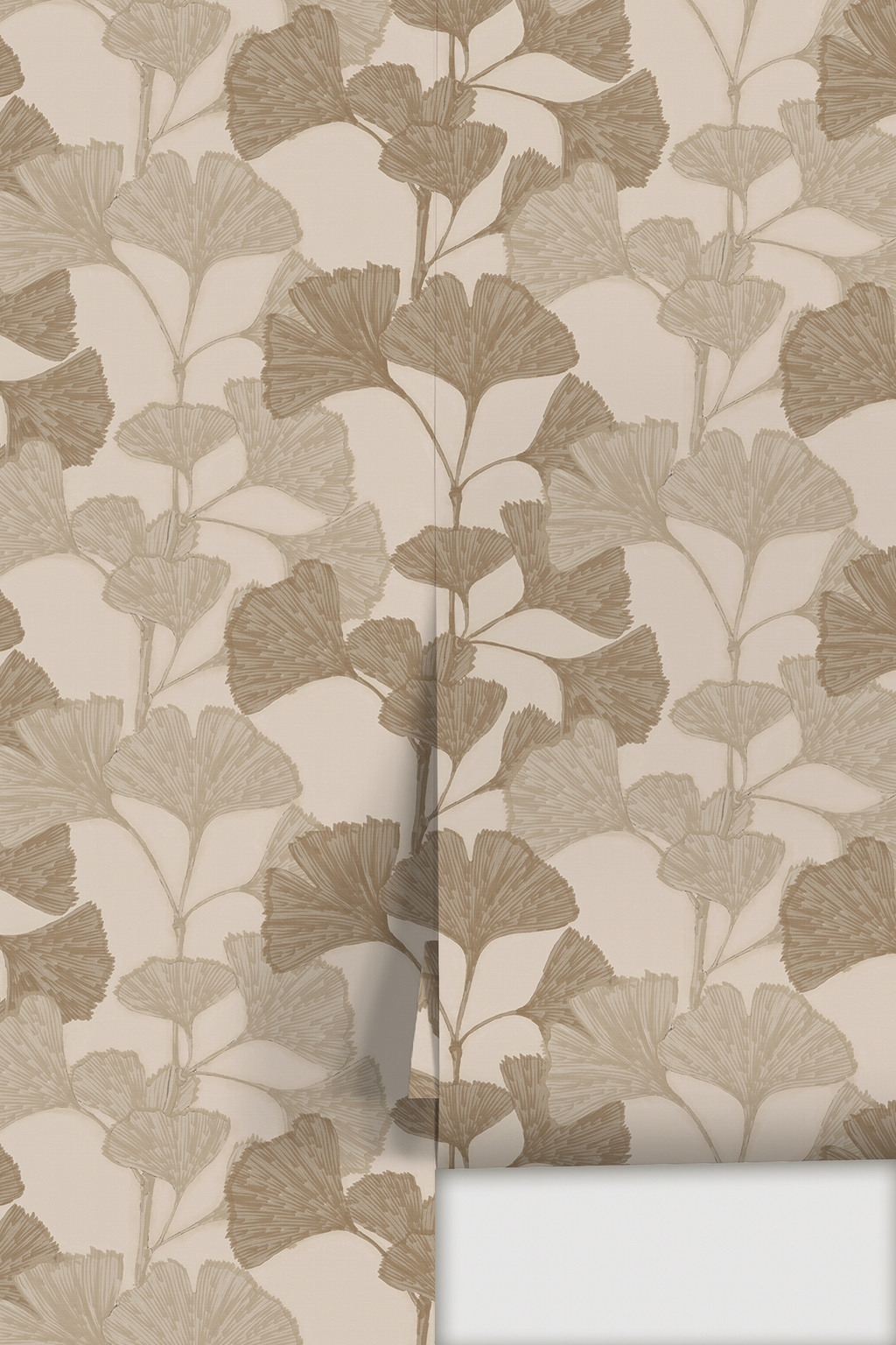 Ginkgo Vignette Wallpaper, neutral