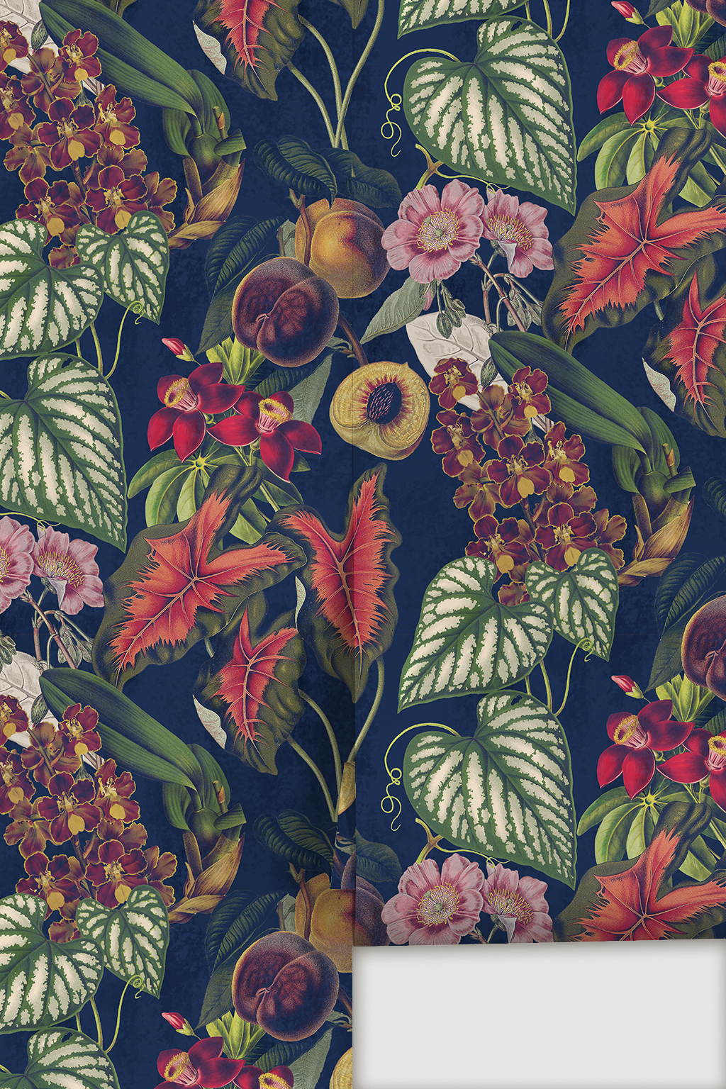 Cali Tropicale Wallpaper, navy